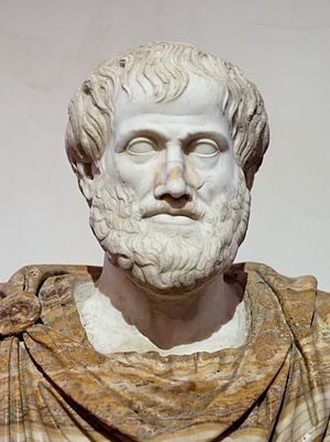 Borsbeeld van Aristoteles.